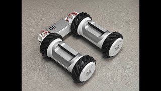 “RMO08” Reconfigurable Mecanum wheel omnidirectional Mobile Robot [upl. by Mcnutt]