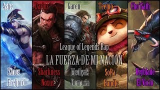 Kinox Sharkness Mediyak SoRa y Keyblade  La fuerza de mi nación  Rap del LoL [upl. by Isolde]