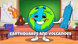 EARTHQUAKES and Volcanoes EXPLAINED in Geography Class PODCAST [upl. by Colson]