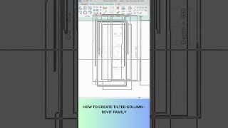 How to Create Column families in Revit shorts [upl. by Towbin]