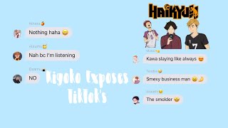 Haikyuu Kiyoko Exposes TikTok’spt 4𝕙𝕩𝕟𝕖𝕪𝕓𝕖𝕖 [upl. by Thanos36]