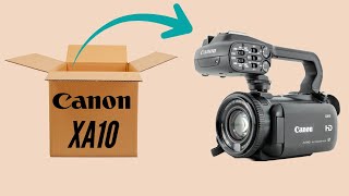 Canon XA10 Live Unboxing [upl. by Nira]