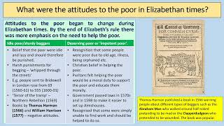 AQA GCSE History Elizabethan England 15681603  The Poor in Elizabethan England [upl. by Galitea838]