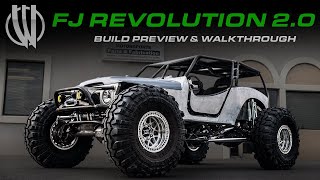 Custom FJ Buggy by Wide Open Design Offroad Beast Unleashed [upl. by Nnylacissej]