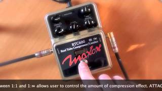 Maxon RTC600 CompLimiter  Telecaster to HIWATT SA112 [upl. by Maighdiln]