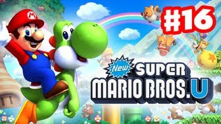 New Super Mario Bros U  Walkthrough Part 16  Swaying Ghost House World 4 Wii U Gameplay [upl. by Arres570]