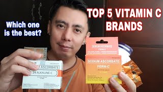 TOP 5 Non Acidic VITAMIN C BRANDS FOR THE YEAR 2020 ASCORBIC ACID amp SODIUM ASCORBATE REVIEW [upl. by Adnocahs]