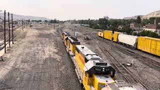 UP sd402’s switching at Green River [upl. by Dugald230]