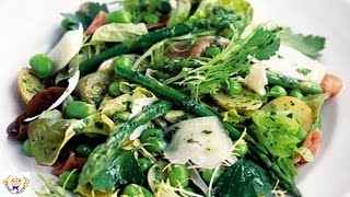 Spring salad with watercress dressing [upl. by Nan]