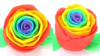 How To Make Rainbow Rose DIY  Eugenie Kitchen [upl. by Llertnov]