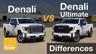 2024 GMC Sierra 2500HD Denali vs Denali Ultimate  Differences Explained [upl. by Adamec]