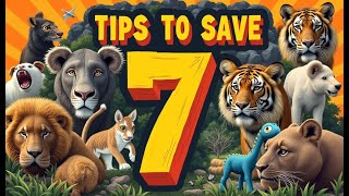 7 Ways You Can Help Protect Endangered Animals SaveTheWild EcoFriendly AnimalRights [upl. by Menzies]