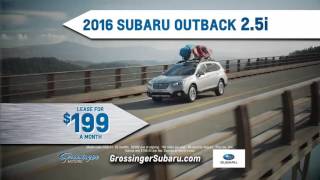 Grossinger Subaru  AllNew 2016s Are In [upl. by Ylil]