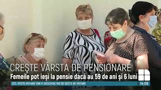 Din 1 iulie vârsta de pensionare pentru femeile din Republica Moldova a crescut cu șase luni [upl. by Ffoeg839]