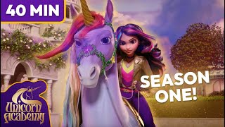 Unicorn Academy FULL SEASON 1 🌈 in 40 minutes  Cartoons for Kids [upl. by Ciccia825]