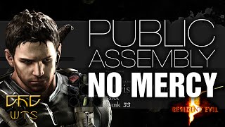 RE5  Mercenaries NO MERCY Guia SS RANK Chris BSAA  Public Assembly NARRADO [upl. by Anne954]