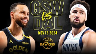 Golden State Warriors vs Dallas Mavericks Full Game Highlights  Nov 12 2024  FreeDawkins [upl. by Liatrice169]