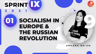 Socialism in Europe and the Russian Revolution L1  CBSE Class 9 History NCERT  Sprint IX 2021 [upl. by Amena]