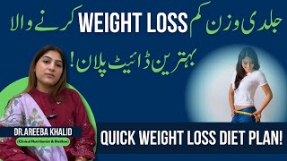 Easy Weight Loss Diet Plan  Simple Steps for Effective Fat Loss weightloss diet fatloss [upl. by Ayotac175]