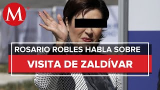 Todas las reclusas querían contarle su historia al ministro Zaldívar Rosario Robles [upl. by Sofer]