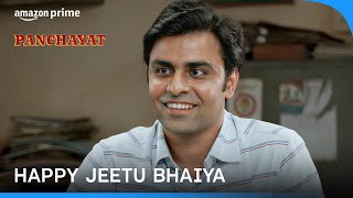 Moments That Made Jeetu Bhaiya Smile  Panchayat  Prime Video India [upl. by Wrightson]