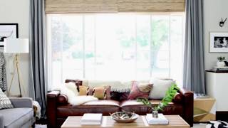 Curtains To Go With Brown Leather Sofa [upl. by Barnaby]