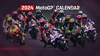 The provisional 2024 MotoGP™ Calendar 🗓️ [upl. by Mini]