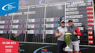 PGA Europro Tour 2019  The HotelPlannercom Championship at Frilford Heath [upl. by Letsirk482]