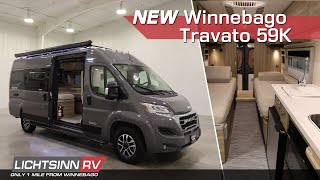 New Winnebago Travato 59K  Including Adaptive Cruise  Class B Gas Camper Van  LichtsinnRVcom [upl. by Zerat632]