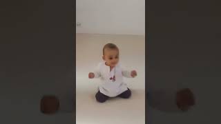 9th months baby boy dance video [upl. by Araeit]