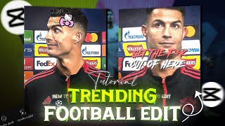 Capcut  Trending Football edit tutorial on capcut [upl. by Adnovoj]