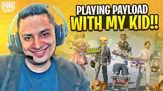 MY 5 YEAR OLD SON PLAYING PAYLOAD MODE  RP GIVEAWAY  PUBG MOBILE  MRJAYPLAYS [upl. by Ahseetal890]