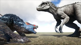 NARGACUGA VS LARGEMOD DINOSAURS  ARK Survival Evolved [upl. by Christis879]