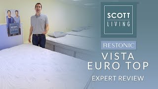 Restonic Scott Living Vista Euro Top Mattress Expert Review [upl. by Enneyehc]