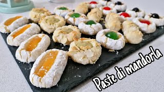 Biscotti pasta di mandorle I Ricetta facilissima [upl. by Wilkey]