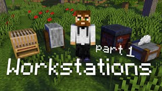 Workstations pt 1  Minecraft Guide  116 Java [upl. by Tunnell157]