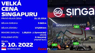 Velká cena Singapuru 2022 [upl. by Enaid]