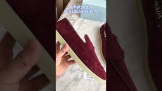 Prada Suede Leather Loafers Claret Unboxing  Shorts [upl. by Barnett949]