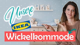 UNSERE WICKELKOMMODE  ORGANISATION amp EINRICHTEN  IKEA HEMNES 🥰 [upl. by Gabrielle]