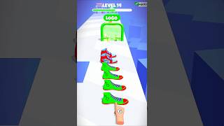 Sneaker Stack 3D 14 games 게임 shorts trending shortsfeed shortfeed gameplay gaming funny [upl. by Nnaillek]