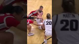 Caitlin Clark College Basketball fight 2024 [upl. by Preiser]