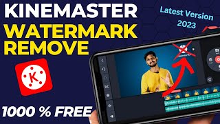 How to remove kinemaster watermark 2023  kinemaster ka logo kaise hataye 2023 [upl. by Demetris]