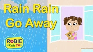 Rain Rain Go Away  Nursery Rhymes for Children with Lyrics [upl. by Cade]