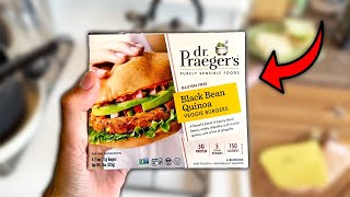 Is Dr Praegers Black Bean Veggie Burger Any Good [upl. by Eeliab]