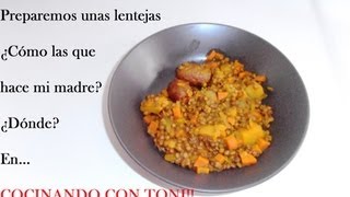 ▷ Cómo hacer LENTEJAS con Chorizo😋 [upl. by Buell937]