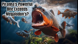 Piranhas Powerful Bite Exceeds Megalodons [upl. by Aleekat]