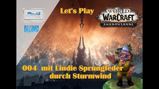 WoW 004  mit Lindie Sprungfeder durch Sturmwind 💻 Lets Play 😍 Gameplay 💻 [upl. by Hpesoy]