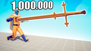 1000000 DAMAGE KING SWORD vs UNITS  TABS  Totally Accurate Battle Simulator 2024 [upl. by Cavan]