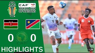 Kenya vs Namibia 00 HIGHLIGHTS  CAF Africa Cup Of Nations Qualifiers [upl. by Lane]