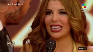 La cumbia de Charlotte Caniggia generó diferencias en el jurado del Bailando 2023 [upl. by Klecka613]